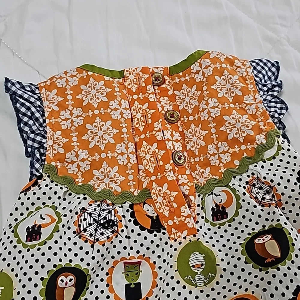 Halloween print matilda jane dress 12-18 18-24m